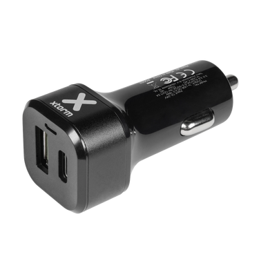 Auto-Ladegeräte Pro (48W) USB-C + USB-A - Schwarz